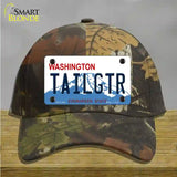 Tailgtr Washington Novelty License Plate Hat Cotton / Camoflauge