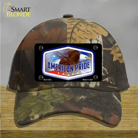 American Pride Novelty License Plate Hat Cotton / Camoflauge