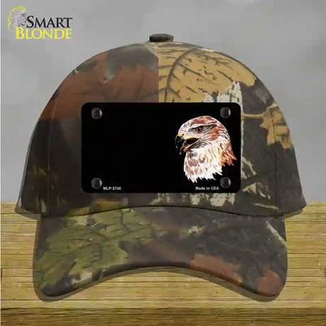 Falcon Offset Novelty License Plate Hat Cotton / Camoflauge