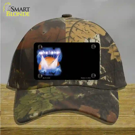 Basketball Game Offset Novelty License Plate Hat Cotton / Camoflauge