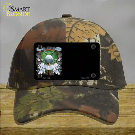 Golf Banner Offset Novelty License Plate Hat Cotton / Camoflauge