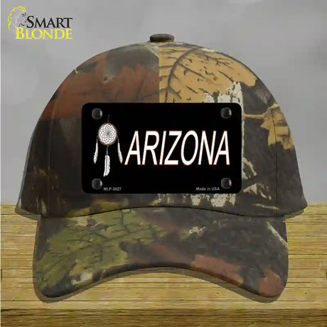 Dreamweaver Offset Arizona Novelty License Plate Hat Cotton / Camoflauge