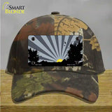 Southwest Gray Sunset Novelty License Plate Hat Cotton / Camoflauge