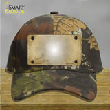 Gold White Fade Scratched Novelty License Plate Hat Cotton / Camoflauge