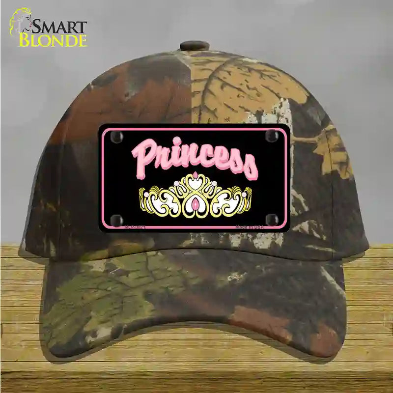 Princess Tiara Novelty License Plate Hat Cotton / Camoflauge