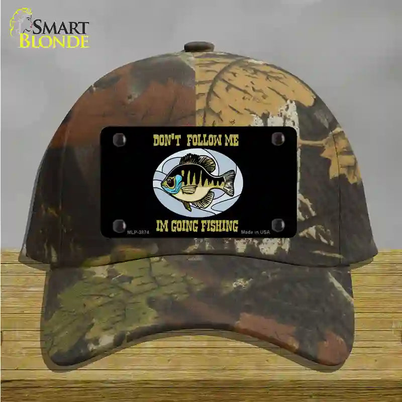 Dont Follow Me Novelty License Plate Hat Cotton / Camoflauge