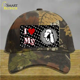 I Love My Cocker Spaniel Novelty License Plate Hat Cotton / Camoflauge