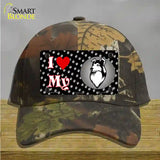 I Love My Collie Novelty License Plate Hat Cotton / Camoflauge