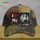 I Love My Scottish Terrier Novelty License Plate Hat Cotton / Camoflauge