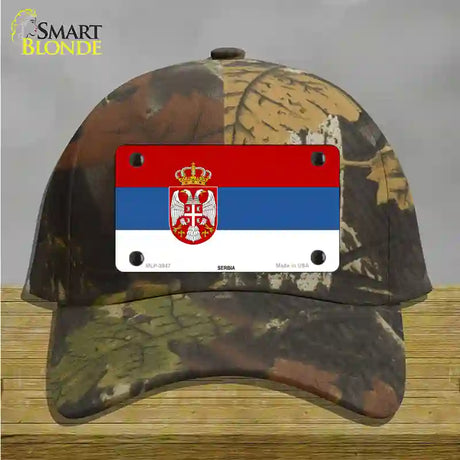 Serbia Eagle Flag Novelty License Plate Hat Cotton / Camoflauge