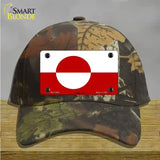 Greenland Flag Novelty License Plate Hat Cotton / Camoflauge