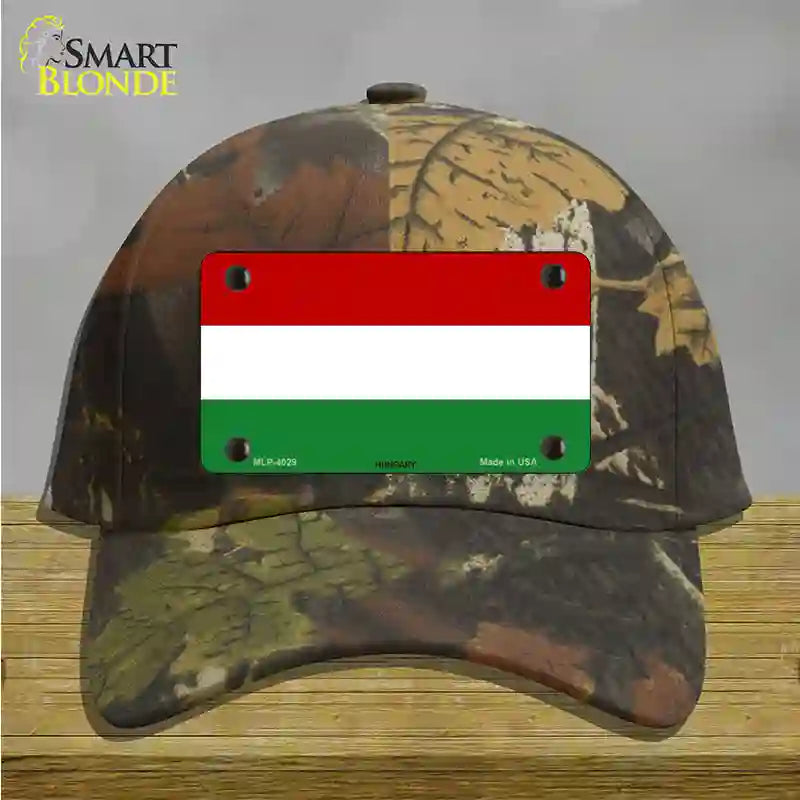 Hungary Flag Novelty License Plate Hat Cotton / Camoflauge