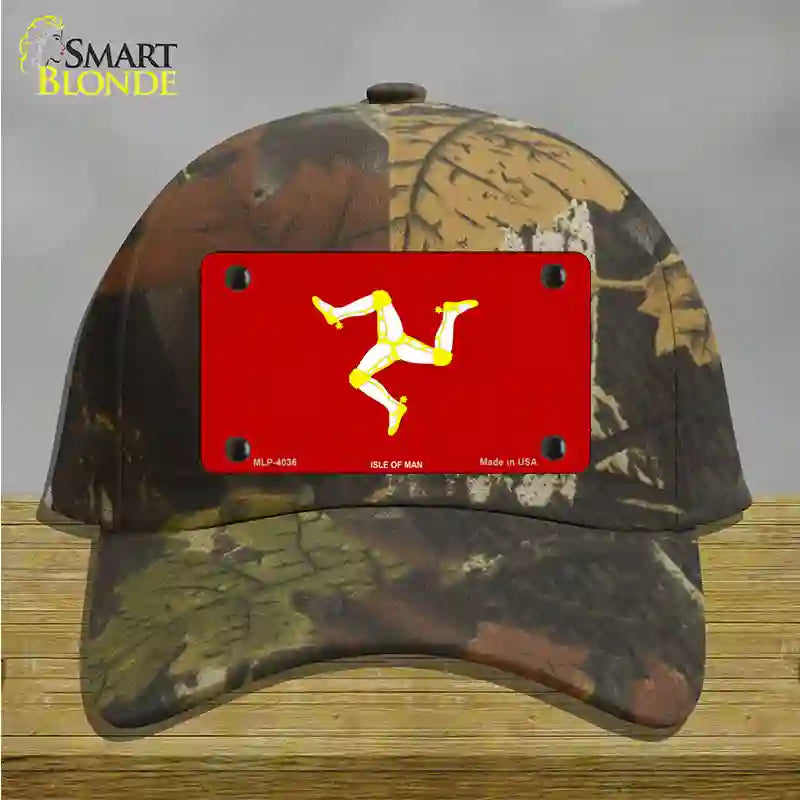 Isle Of Man Flag Novelty License Plate Hat Cotton / Camoflauge