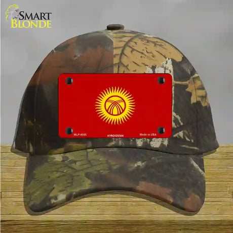 Kyrgyzsyan Flag Novelty License Plate Hat Cotton / Camoflauge