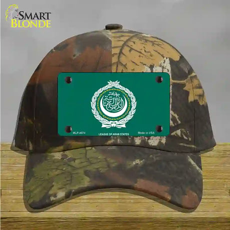 League Of Arab States Flag Novelty License Plate Hat Cotton / Camoflauge