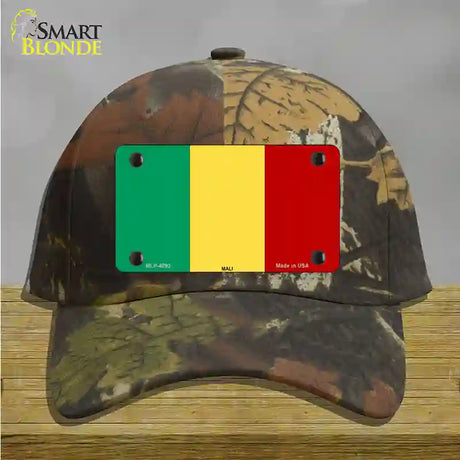 Mali Flag Novelty License Plate Hat Cotton / Camoflauge