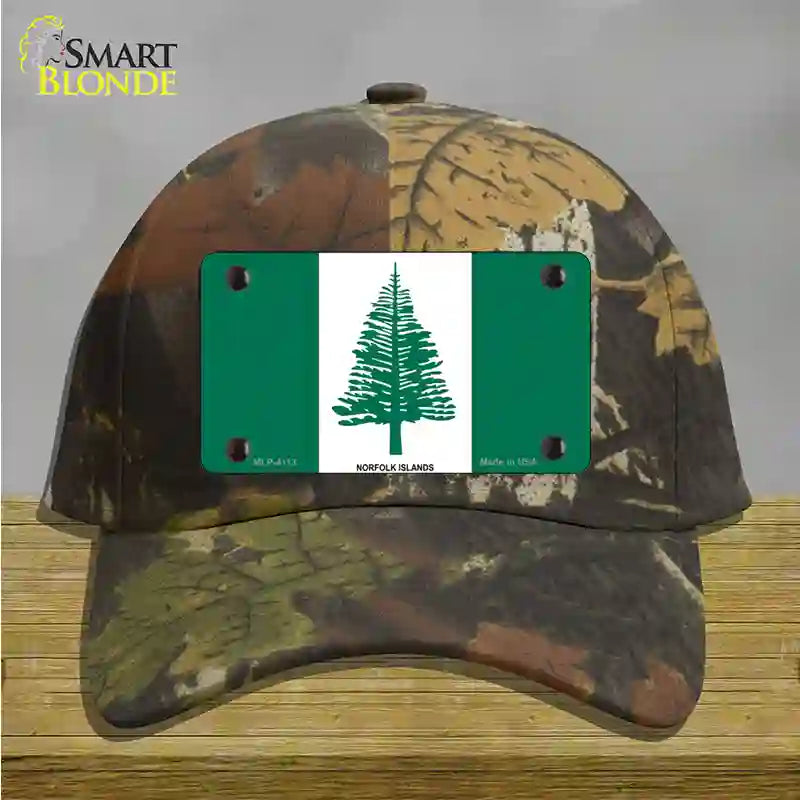 Norfolk Islands Flag Novelty License Plate Hat Cotton / Camoflauge