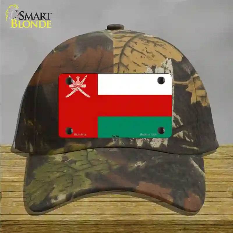 Oman Flag Novelty License Plate Hat Cotton / Camoflauge