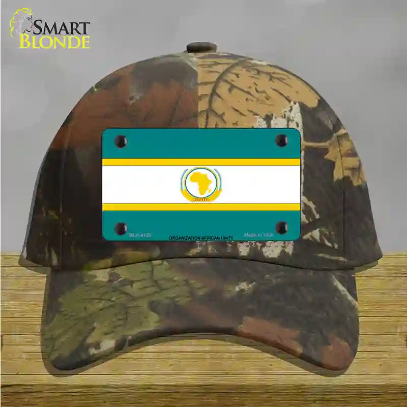 Organization African Unity Flag Novelty License Plate Hat Cotton / Camoflauge