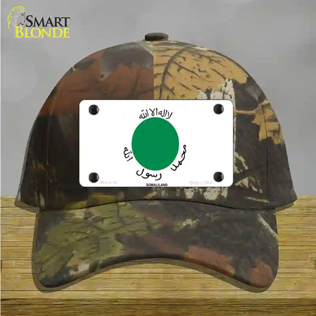 Somaliland Flag Novelty License Plate Hat Cotton / Camoflauge