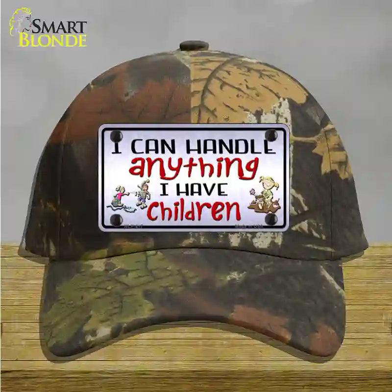 I Can Handle Anything Novelty License Plate Hat Cotton / Camoflauge