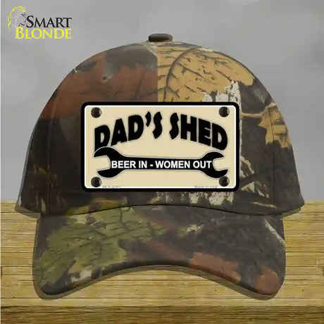 Beer In Women Out Novelty License Plate Hat Cotton / Camoflauge