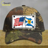 United States Scotland Crossed Flags Novelty License Plate Hat Sign Cotton / Camoflauge