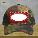 Scallop Red White Polka Dot Novelty License Plate Hat Cotton / Camoflauge