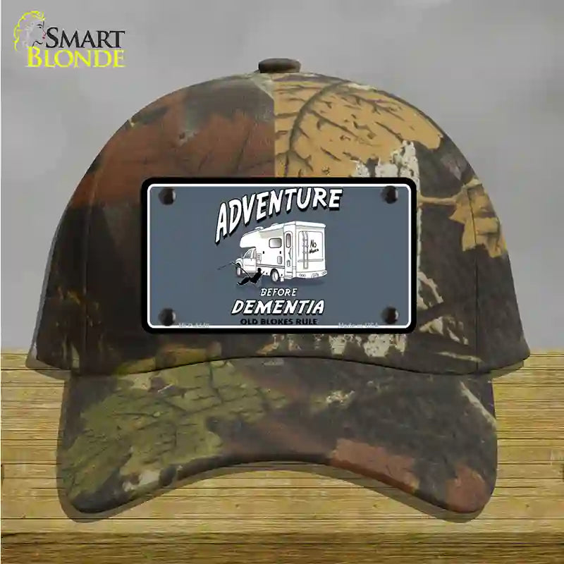 Adventure Before Dementia Novelty License Plate Hat Cotton / Camoflauge