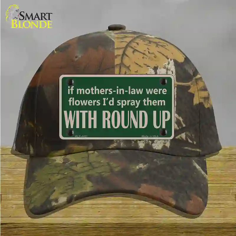 If Mother In Laws Were Weeds Novelty License Plate Hat Cotton / Camoflauge