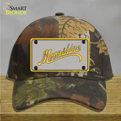 Moonshine Novelty License Plate Hat Cotton / Camoflauge