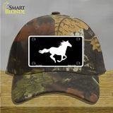 Running Horse Novelty License Plate Hat Cotton / Camoflauge