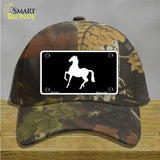 Horse Prancing Novelty License Plate Hat Cotton / Camoflauge