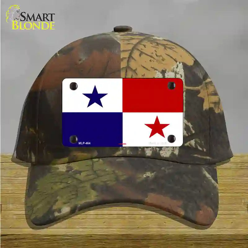 Panama Flag Novelty License Plate Hat Cotton / Camoflauge