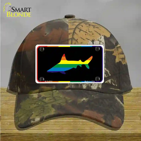 Shark Novelty License Plate Hat Cotton / Camoflauge