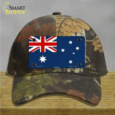 Australia Flag Novelty License Plate Hat Cotton / Camoflauge