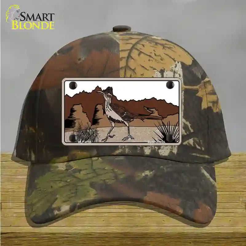 Roadrunner Novelty License Plate Hat Cotton / Camoflauge