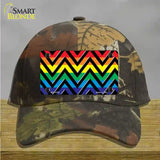 Rainbow Black Chevron Novelty License Plate Hat Cotton / Camoflauge