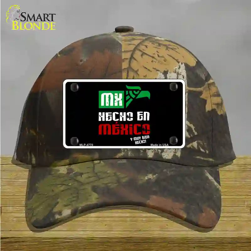 Made In Mexico Novelty License Plate Hat Cotton / Camoflauge