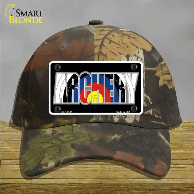 Archery Novelty License Plate Hat Cotton / Camoflauge