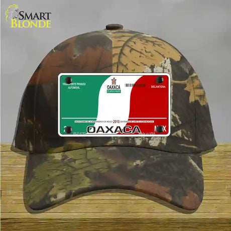 Oaxaca Mexico Novelty License Plate Hat Cotton / Camoflauge