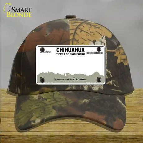 Chihuahua Mexico Novelty License Plate Hat Cotton / Camoflauge