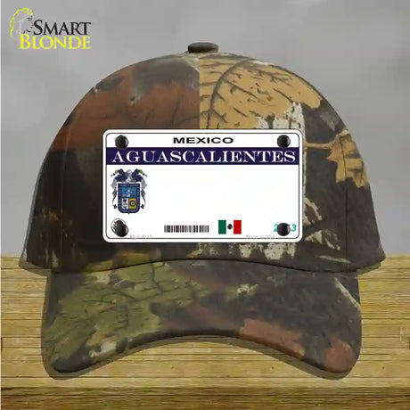 Aguascalientes Mexico Novelty License Plate Hat Cotton / Camoflauge