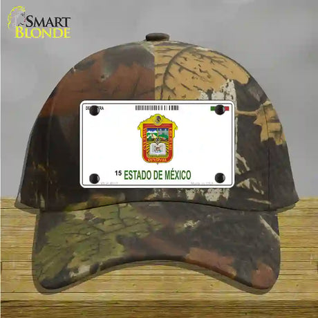 Estado De Mexico Novelty License Plate Hat Cotton / Camoflauge