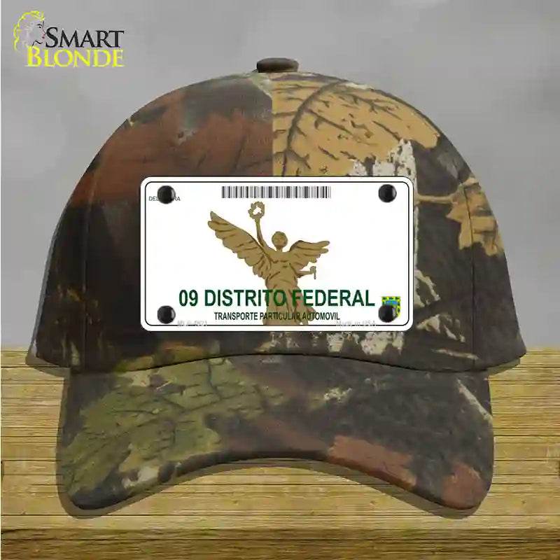 Distrito Federal Mexico Blank Novelty License Plate Hat Cotton / Camoflauge