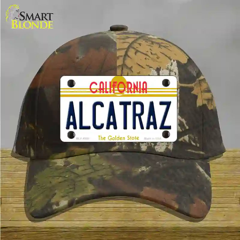 Alcatraz California Novelty License Plate Hat Cotton / Camoflauge