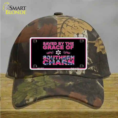 Southern Charm Novelty License Plate Hat Cotton / Camoflauge