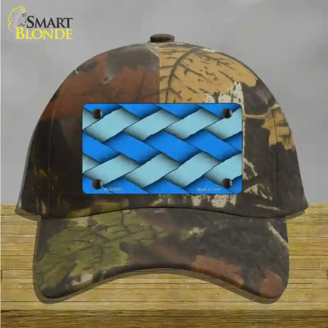 Weave Blue Novelty License Plate Hat Cotton / Camoflauge