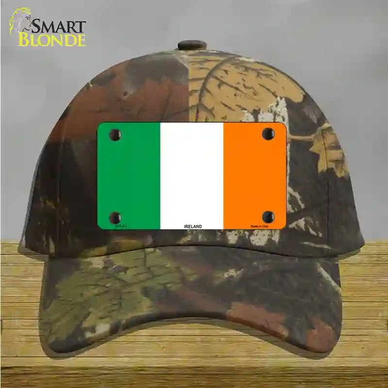 Ireland Flag Novelty License Plate Hat Cotton / Camoflauge