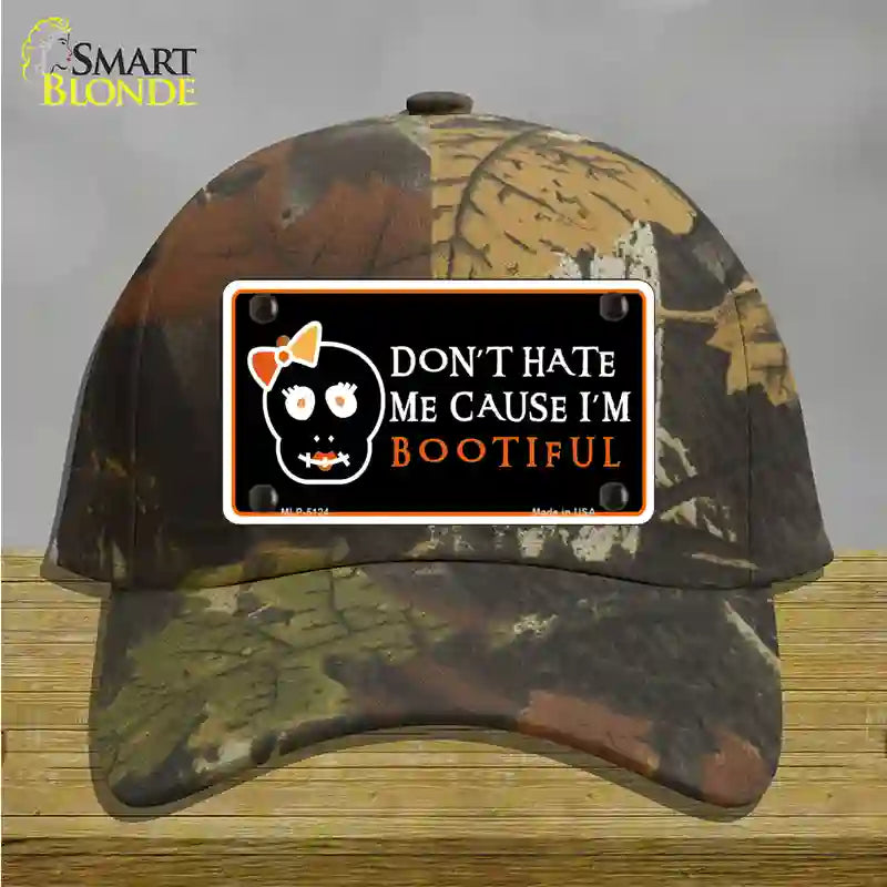 Cause Im Bootiful Novelty License Plate Hat Cotton / Camoflauge